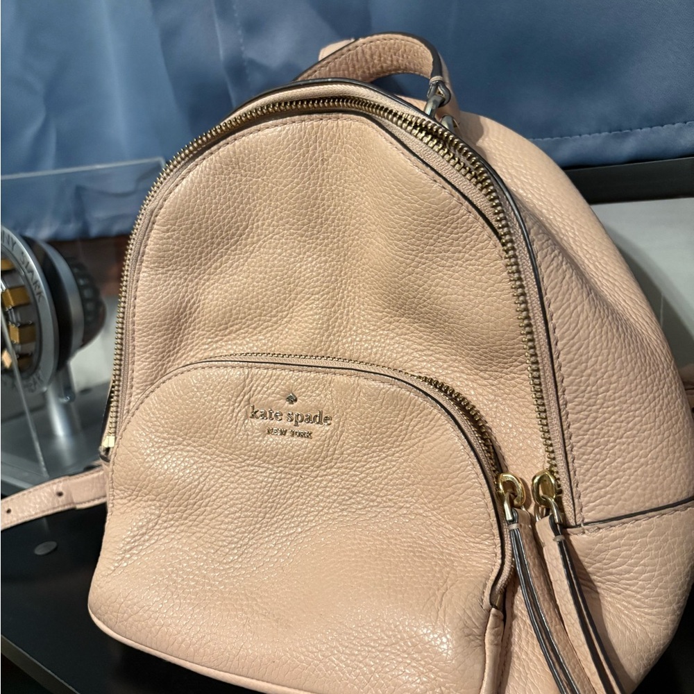 Kate Spade Blush Leather Backpack